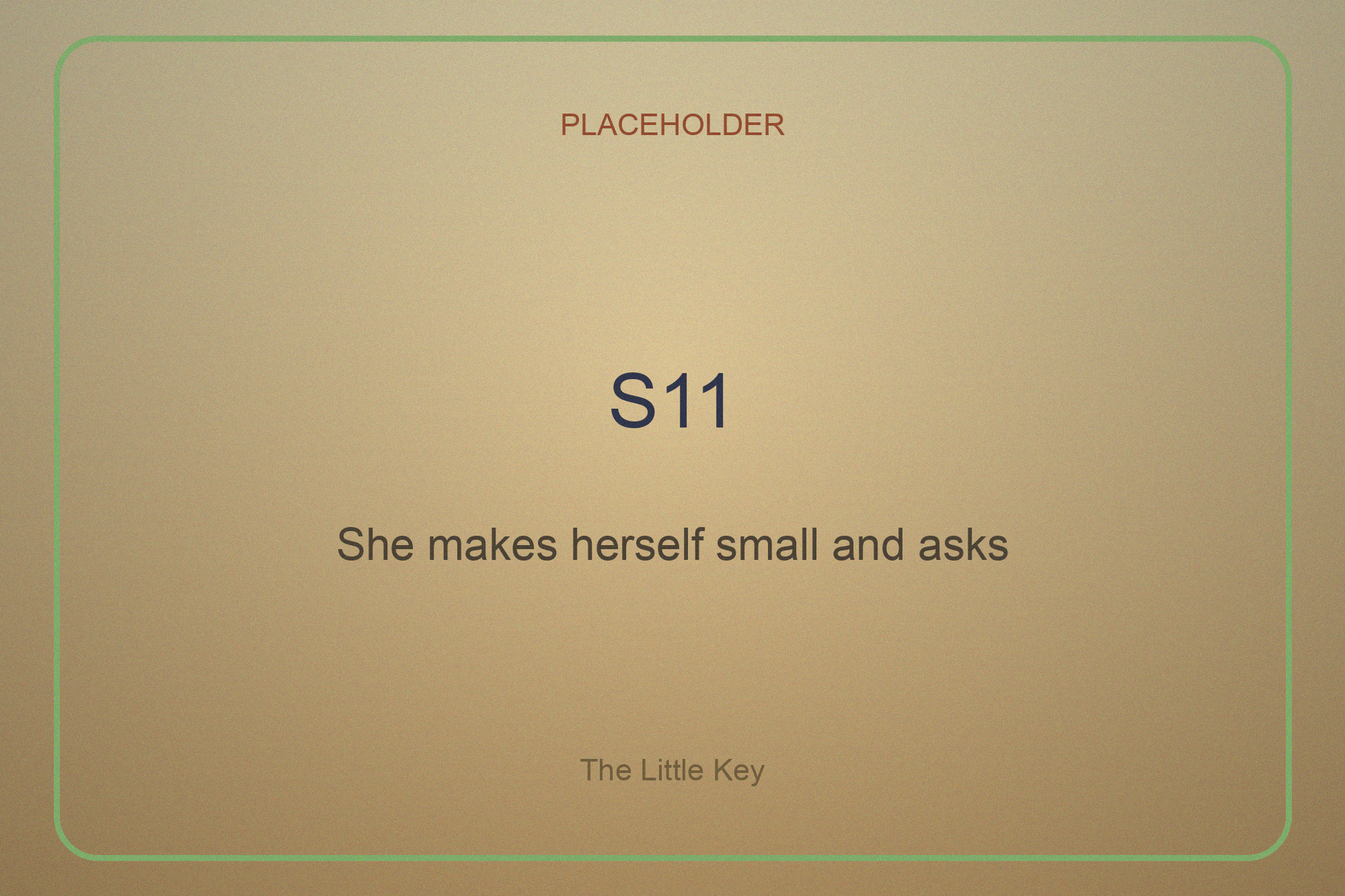 The girl lies flat on the floor, making herself small, the window and the cupboard both open behind her, her open empty hand resting on the carpet — not grabbing, offering.