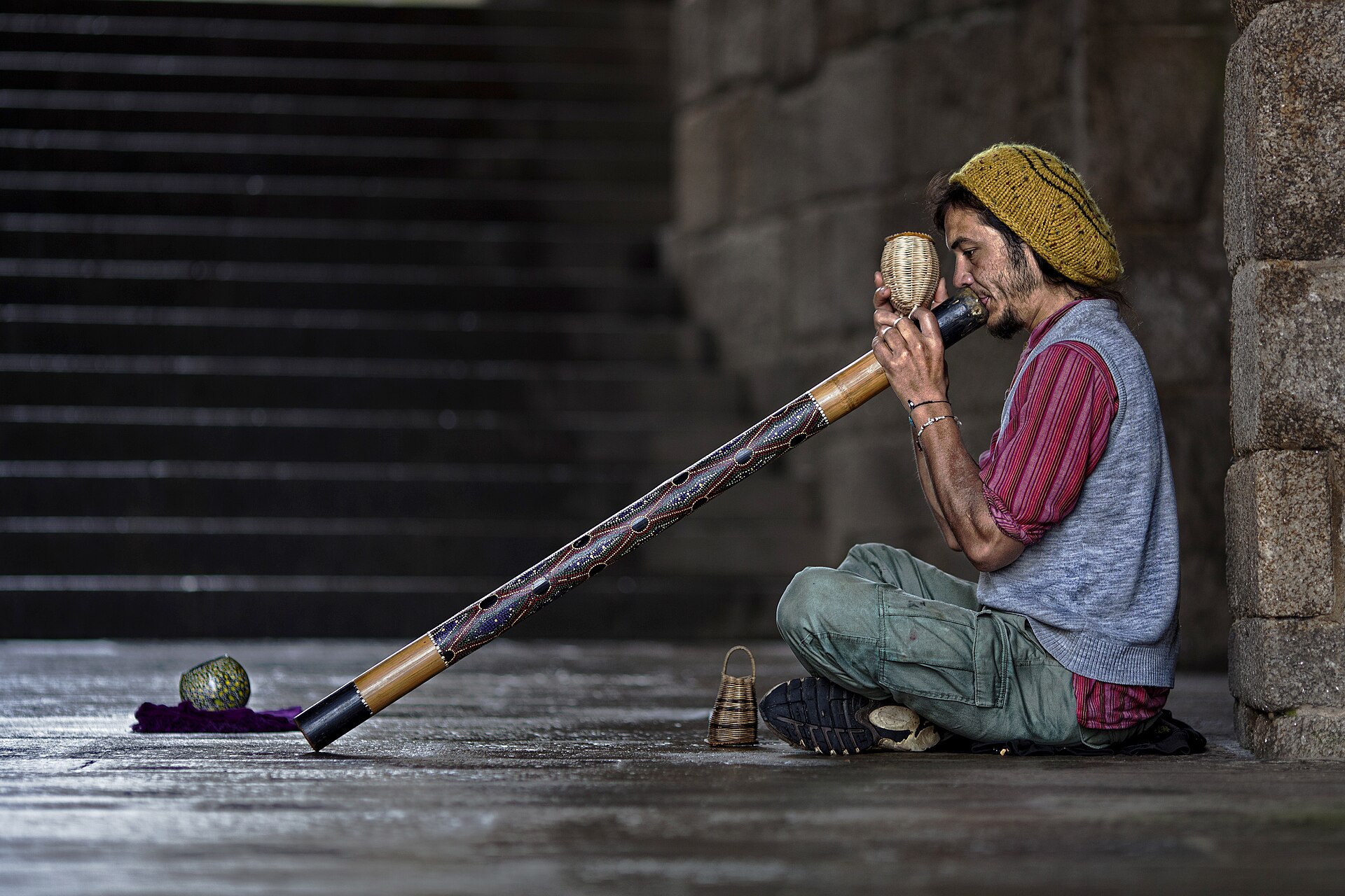 The yidaki (didgeridoo) — the voice of country.
