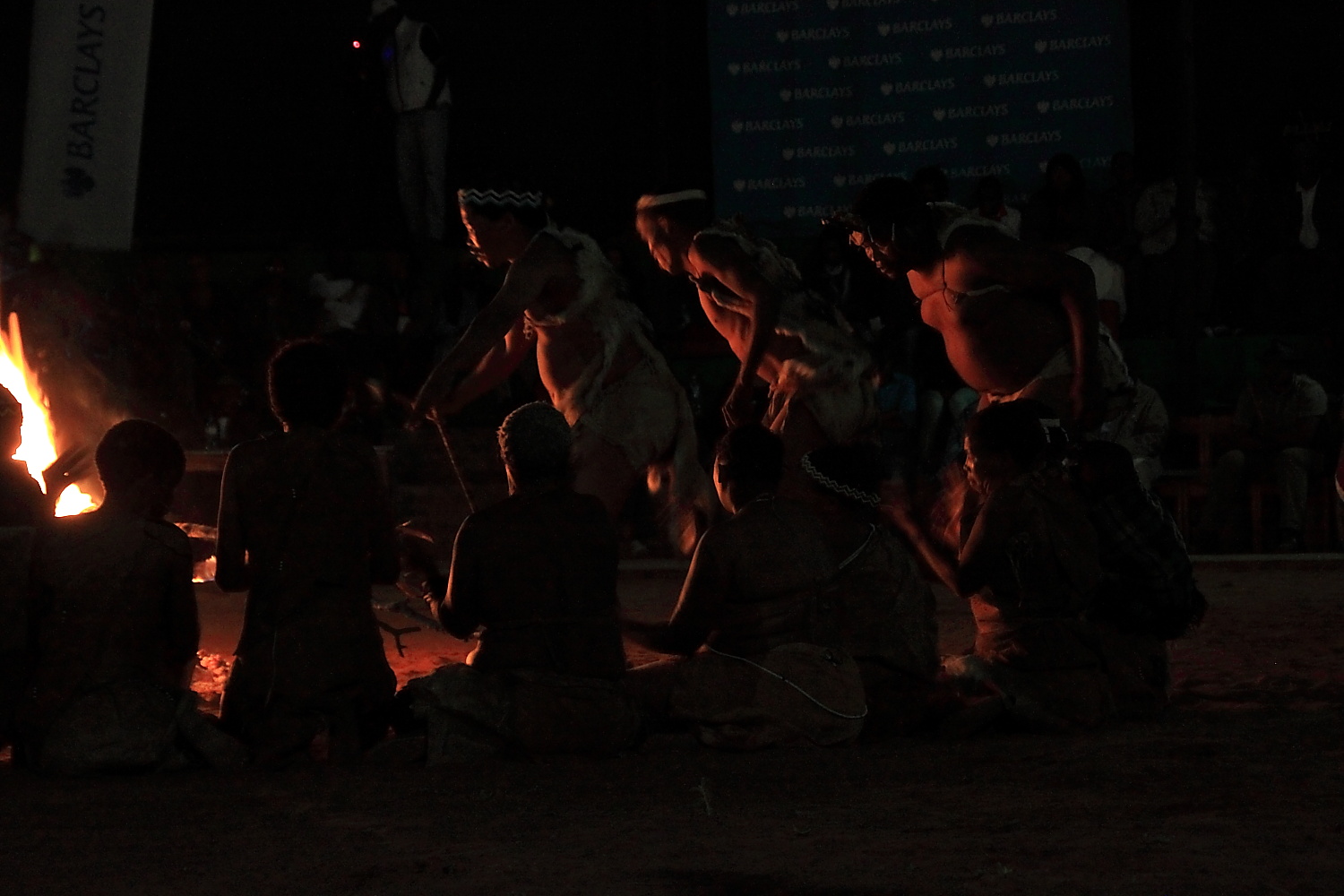 San healing dance.