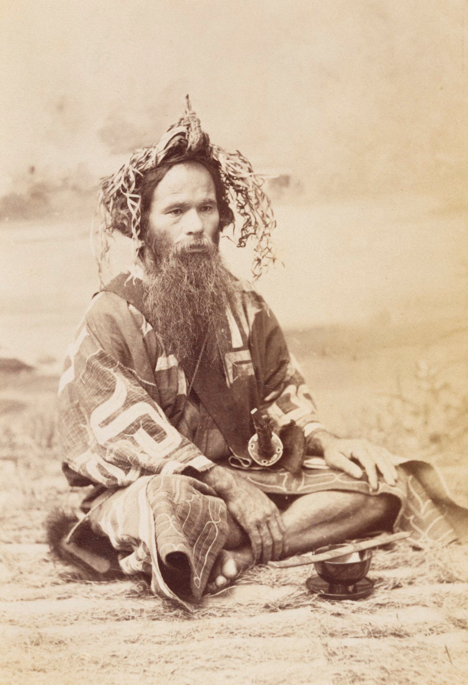 An Ainu elder — one of the keepers of a critically endangered language.