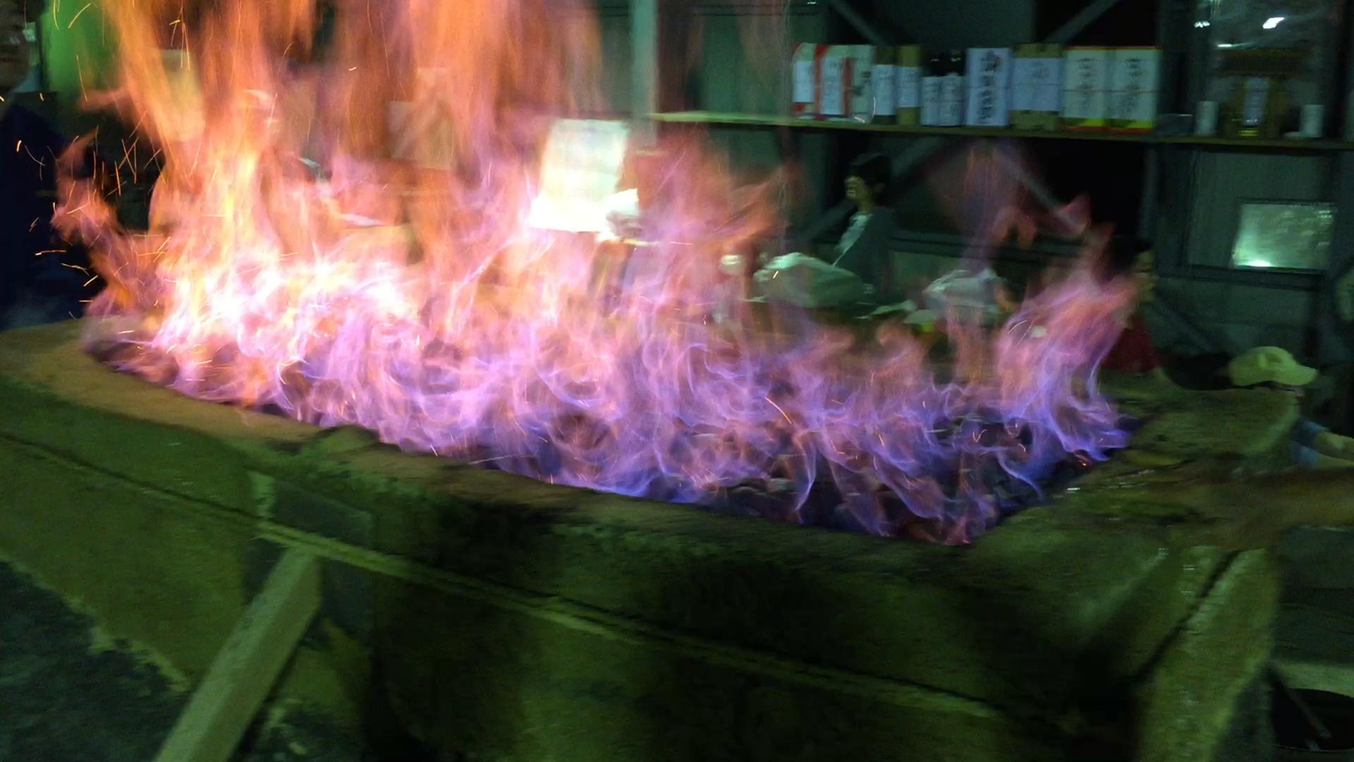 Tamahagane and the hamon — clean sortable carbon, real metallurgy, never katana-mysticism.